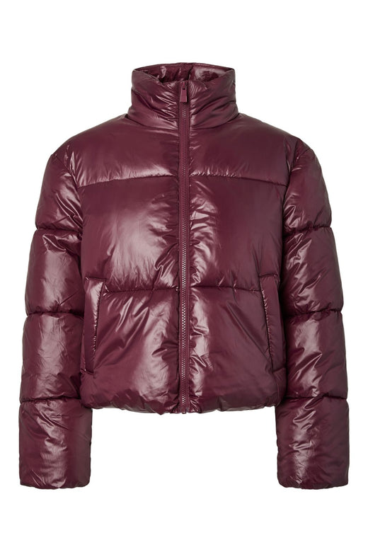 Pieces - Pcamilia Short Puffer Jacket Pwp - 5060535 Winetasting