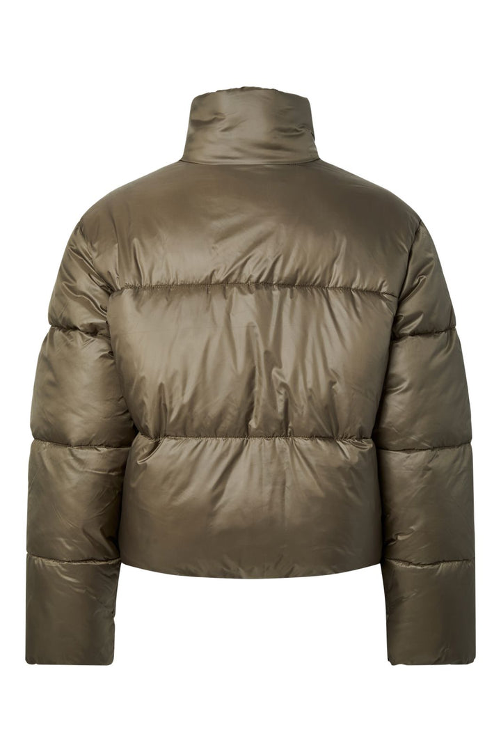 Pieces - Pcamilia Short Puffer Jacket Pwp - 5096543 Ivy Green