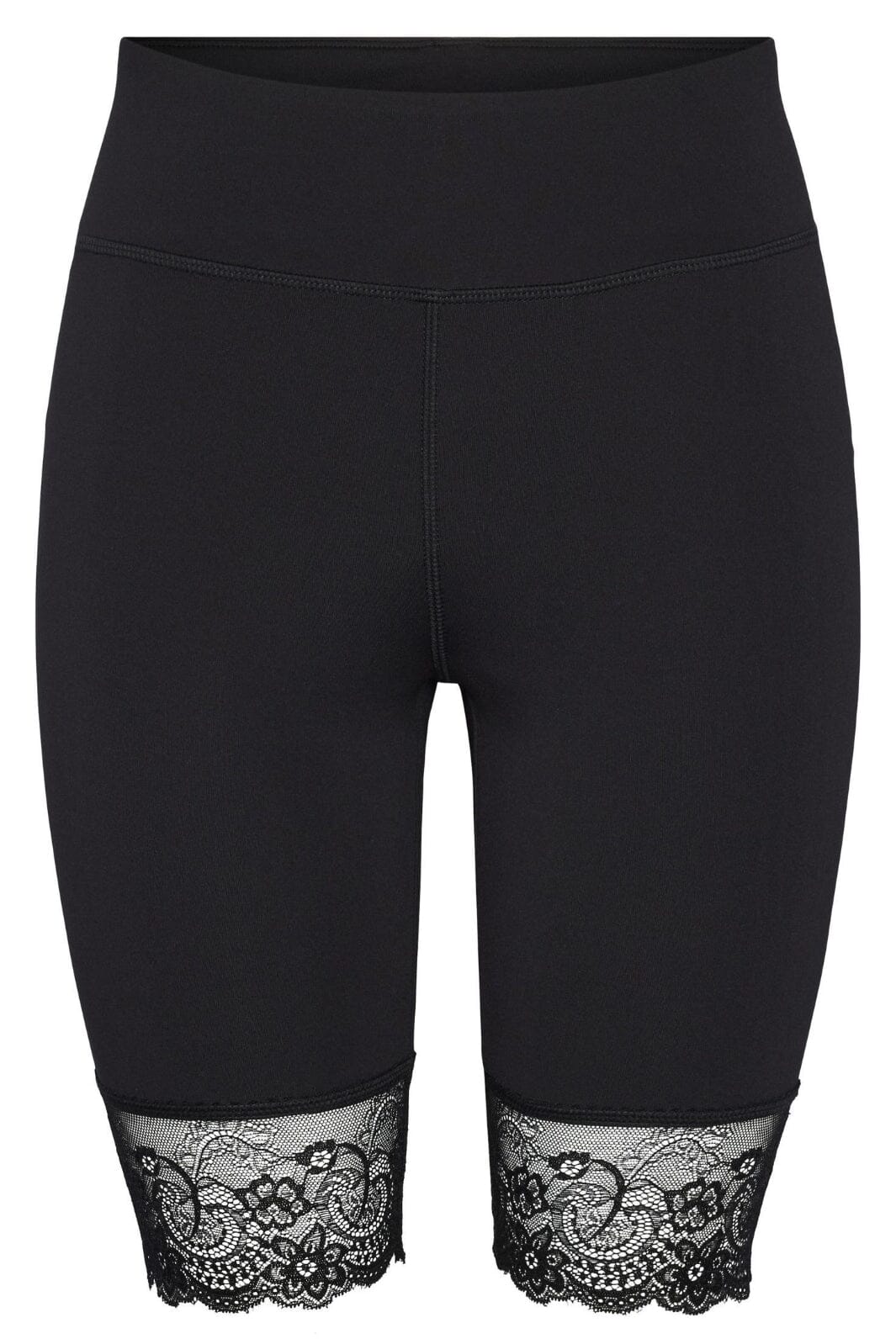 Pieces - Pcamiva Lace Bikeshorts - 4468785 Black