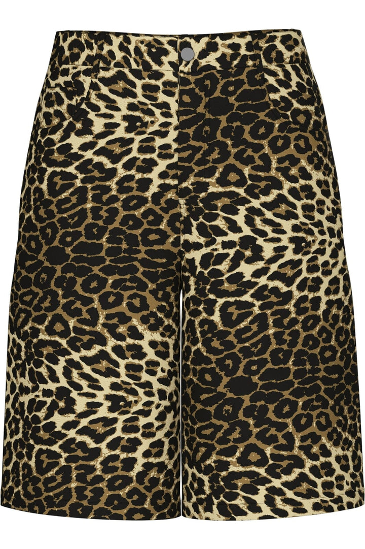 Pieces - Pcastrid Wide Jorts - 4748737 Black Leo Denim