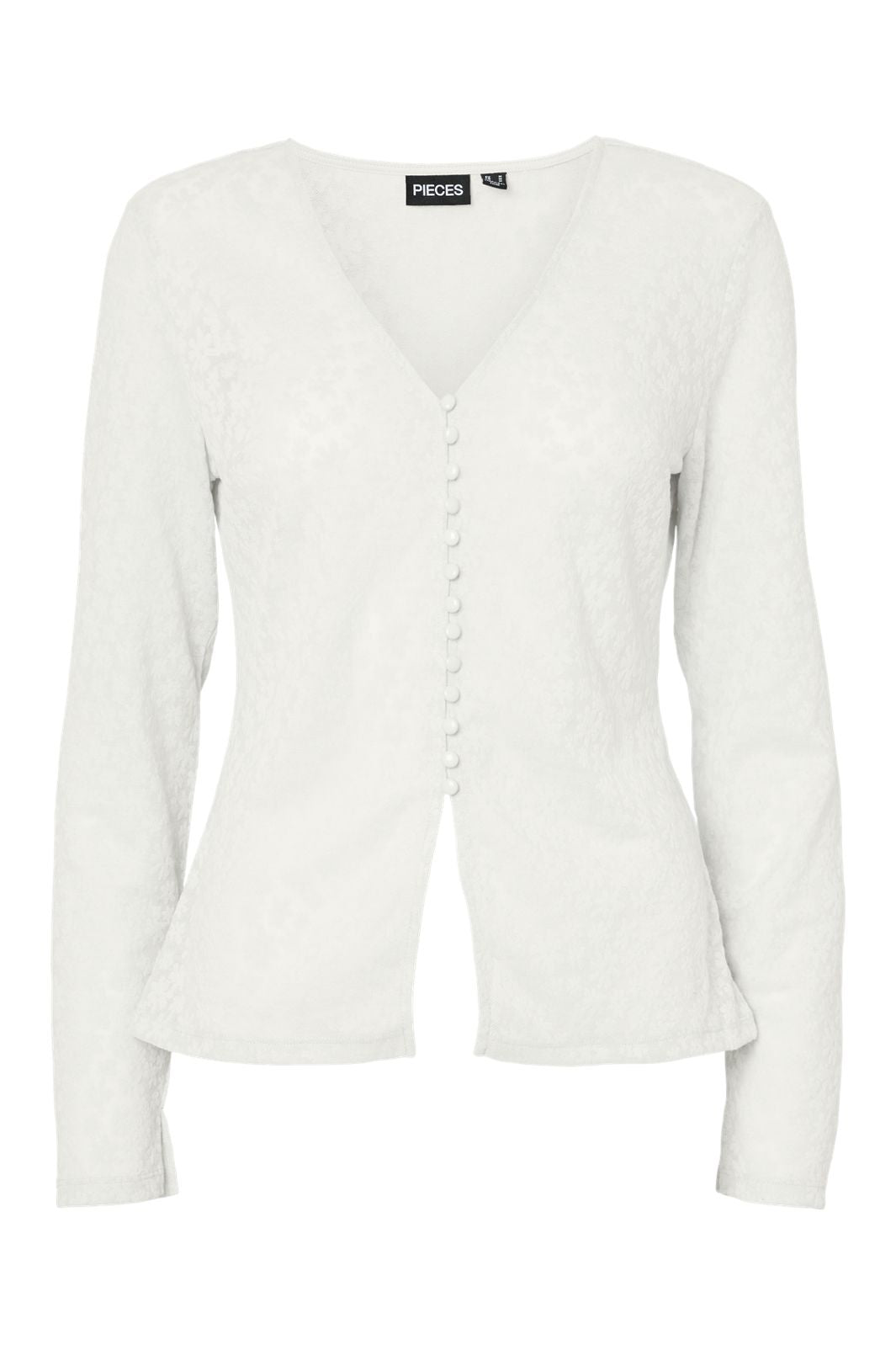 Pieces - Pcbaisy Ls Cardigan - 5007313 Cloud Dancer