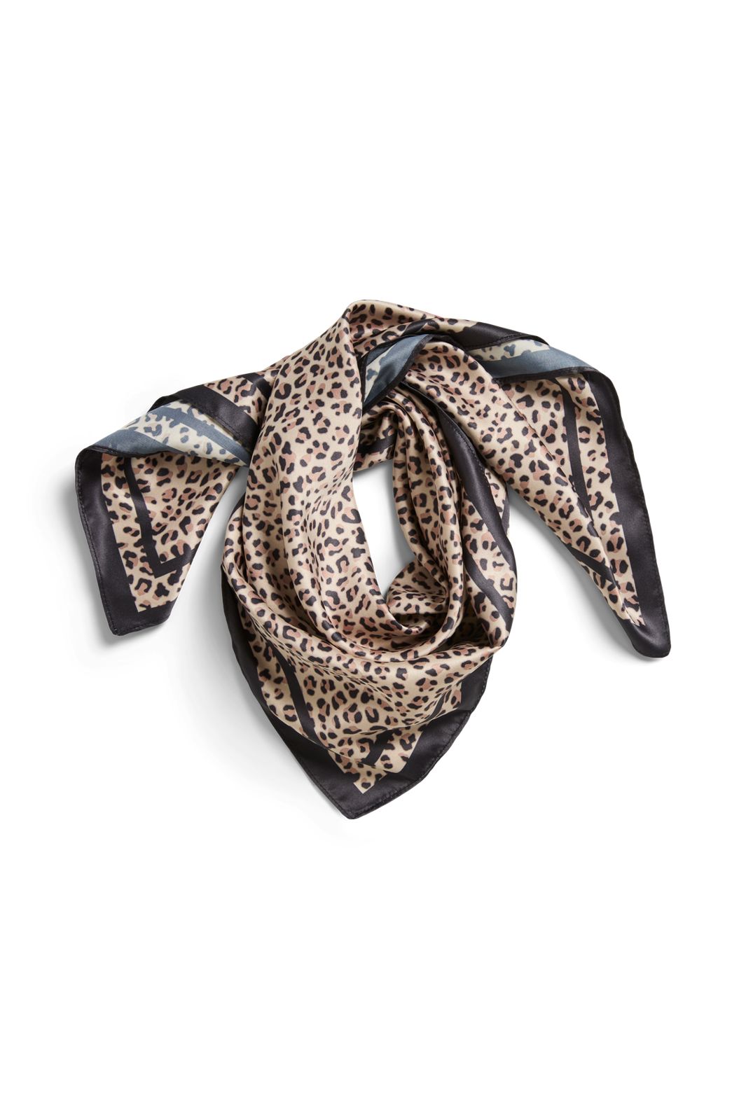 Pieces - Pcbambi Square Scarf - 4947990 Black Leo