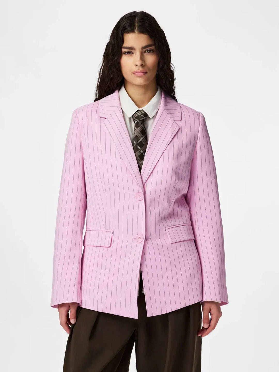 Pieces - Pcbellis Blazer - 4964382 Roseate Spoonbill White Blazere 
