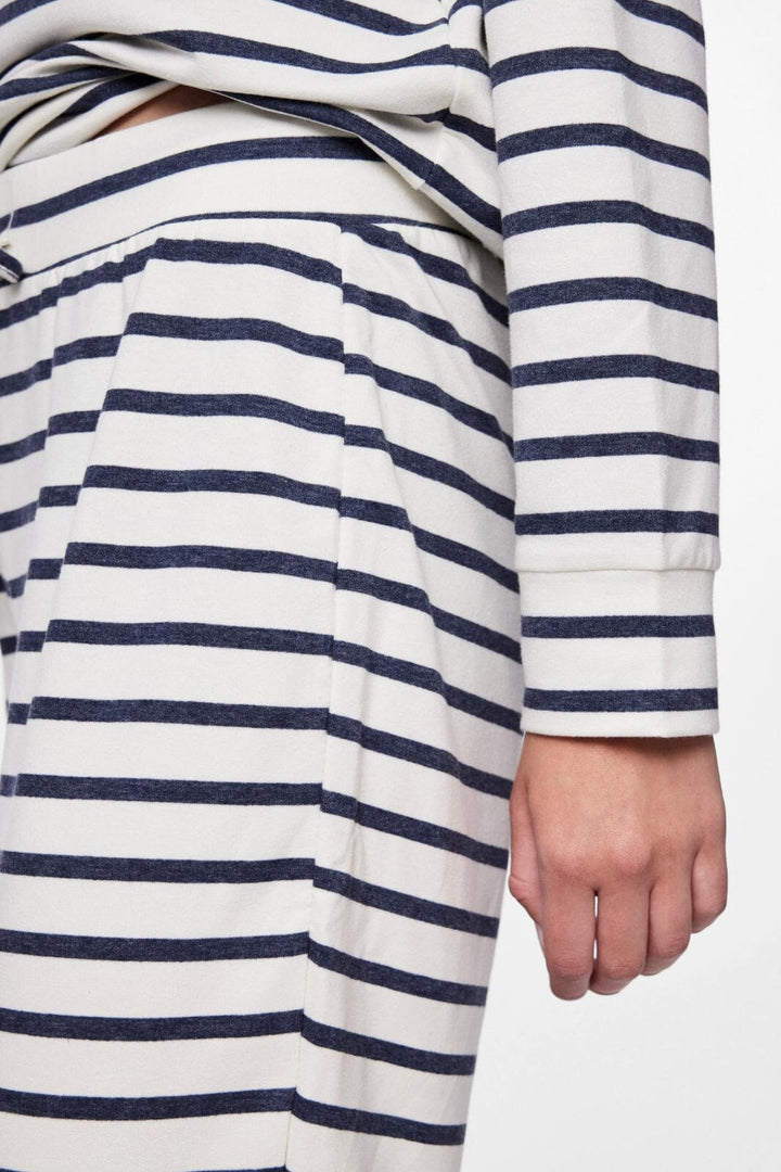 Pieces - Pcbibi Pant - 4428916 Navy Blazer CLOUD DANCER