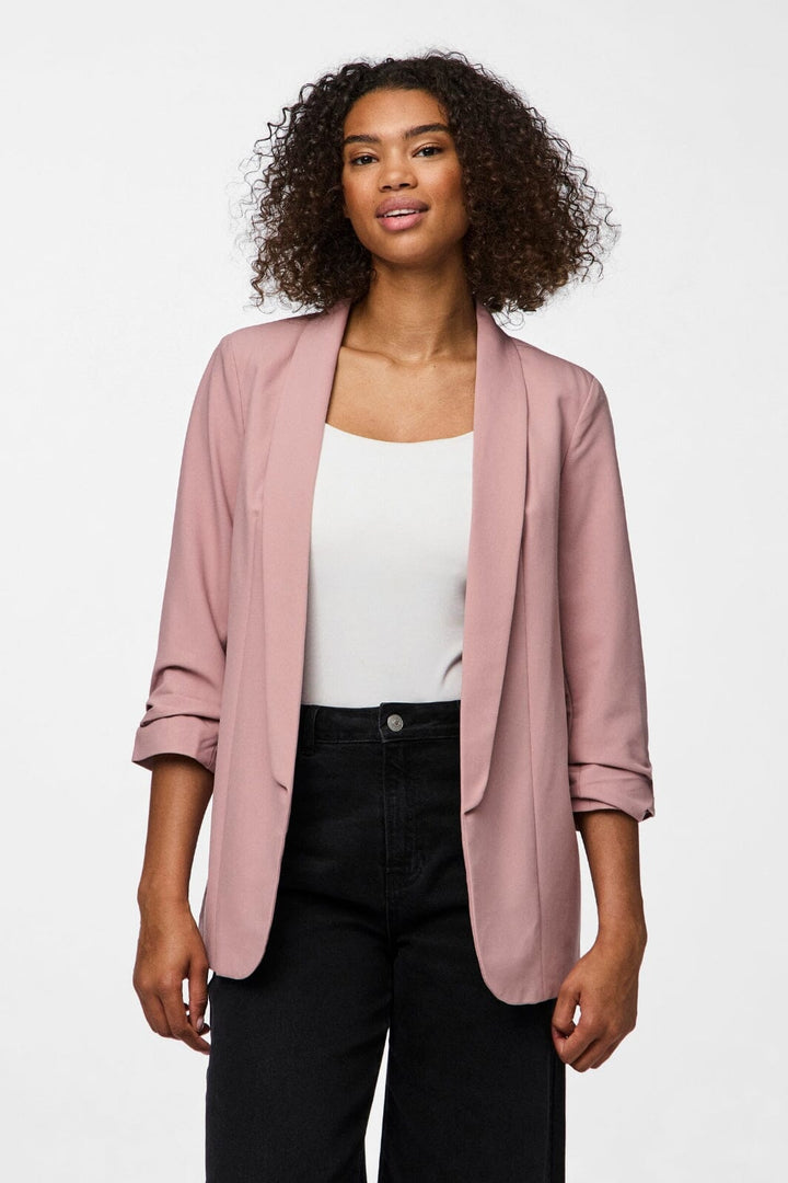 Pieces - Pcbosella 3/4 Blazer - Woodrose
