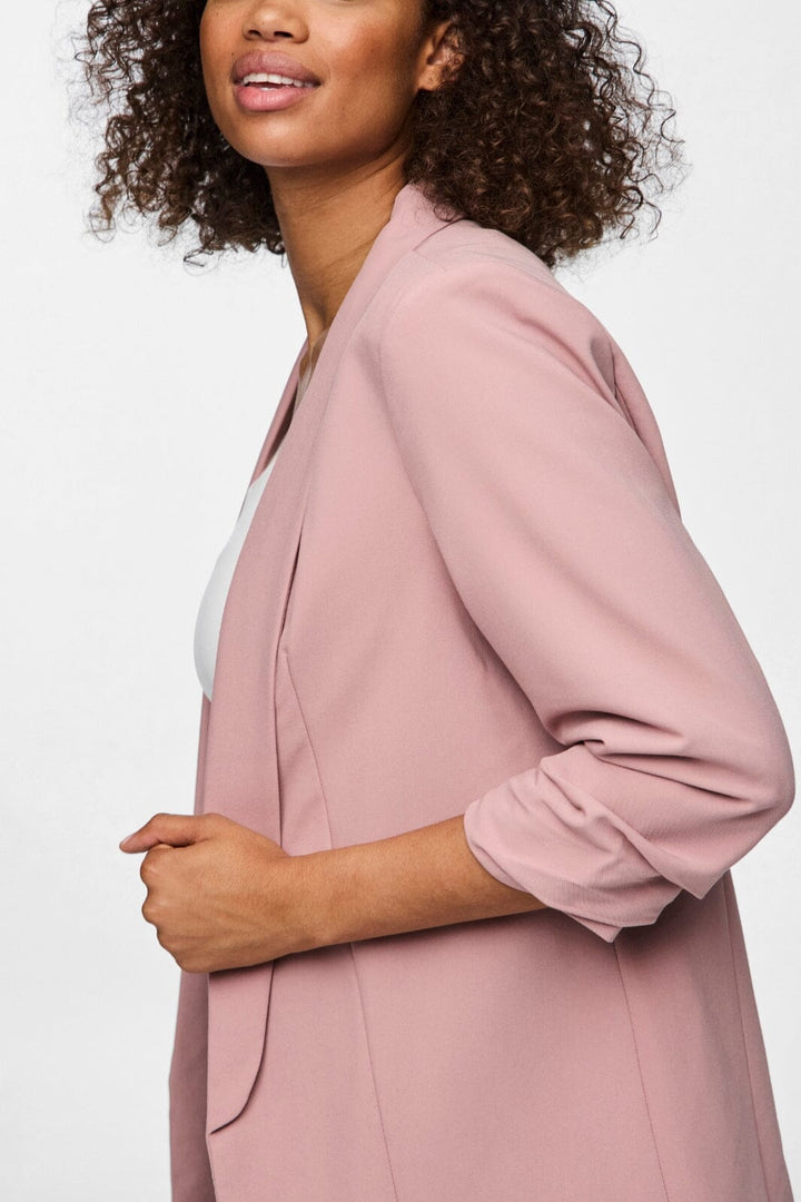 Pieces - Pcbosella 3/4 Blazer - Woodrose