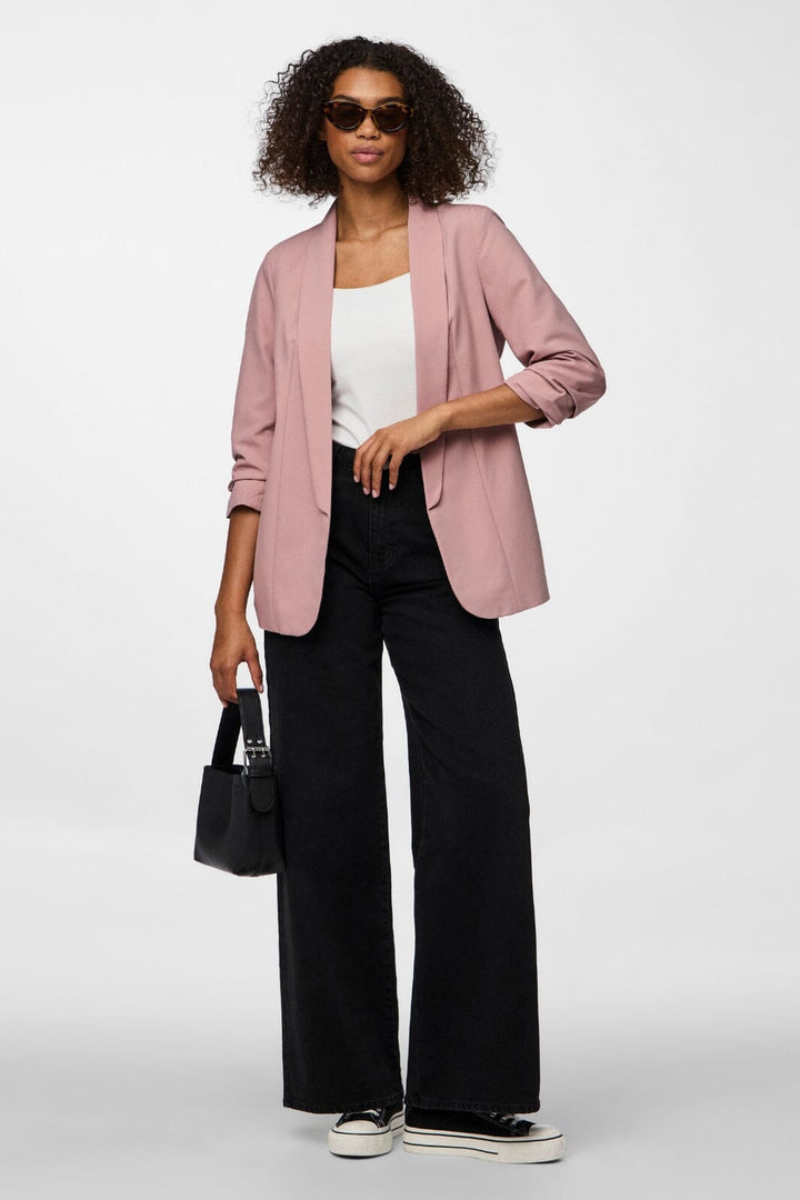 Pieces - Pcbosella 3/4 Blazer - Woodrose
