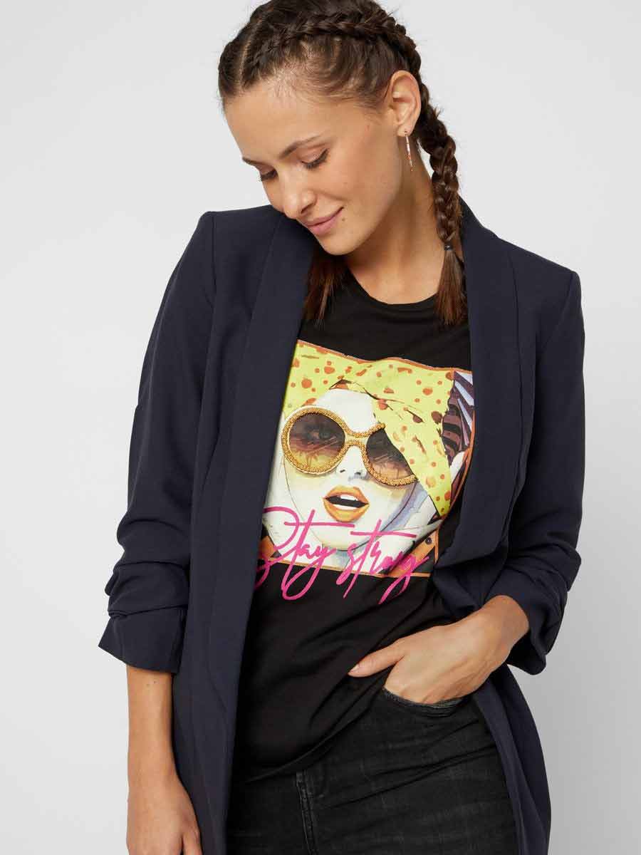 Pieces - PcBoss 3/4 Blazer - Night Sky