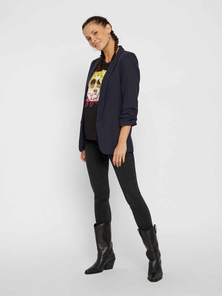 Pieces - PcBoss 3/4 Blazer - Night Sky
