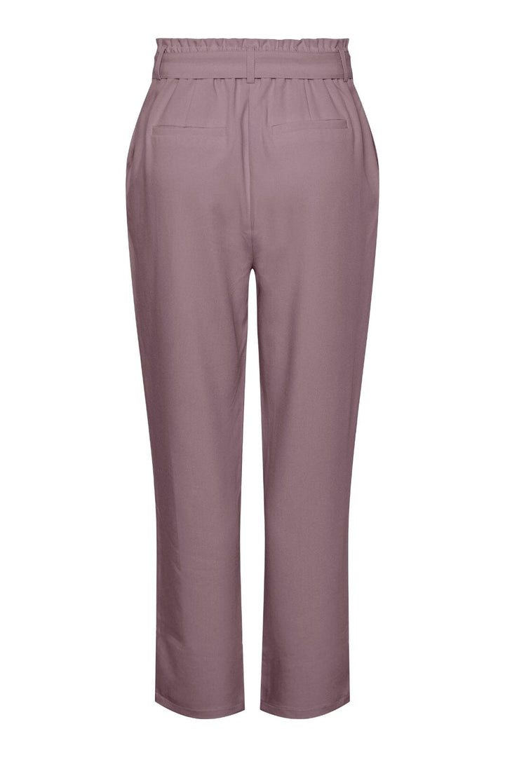 Pieces - Pcboss Paperbag Straight Pants - 4103916 Woodrose