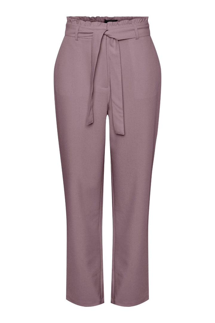Pieces - Pcboss Paperbag Straight Pants - 4103916 Woodrose