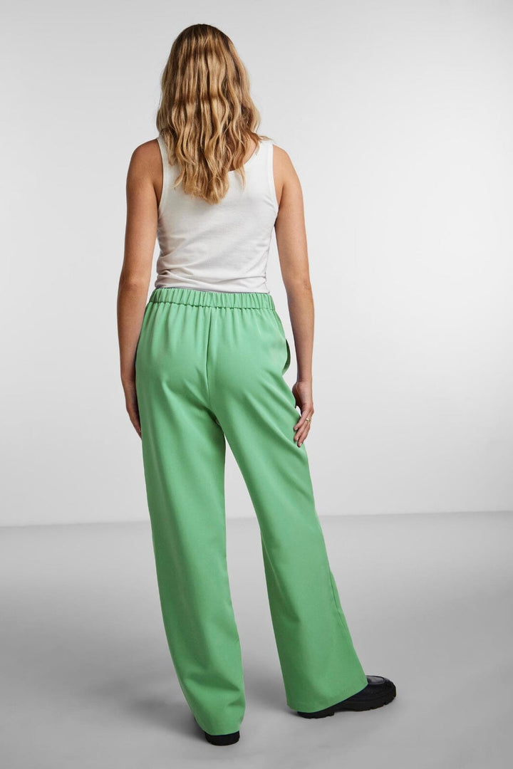 Pieces - Pcbossy Hw Wide Pants - Absinthe Green