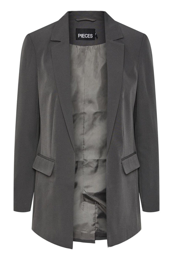 Pieces - Pcbossy Ls Loose Blazer - 4251404 Magnet