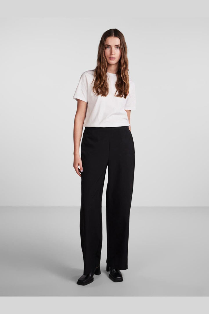 Pieces - Pcbossy Wide Plain Pant - 4266205 Black