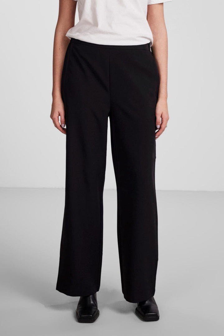 Pieces - Pcbossy Wide Plain Pant - 4266205 Black