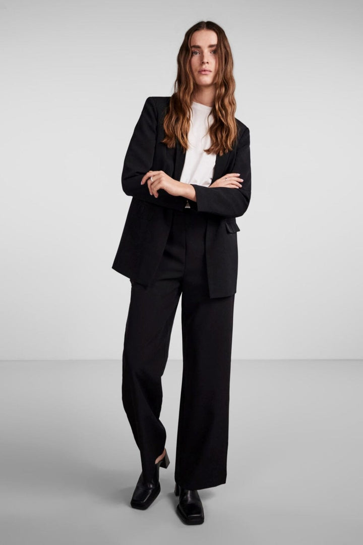 Pieces - Pcbossy Wide Plain Pant - 4266205 Black