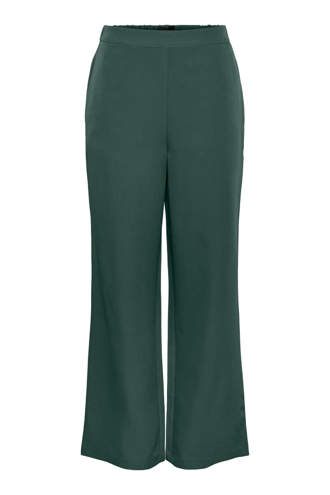 Pieces - Pcbossy Wide Plain Pant - 4266210 Trekking Green