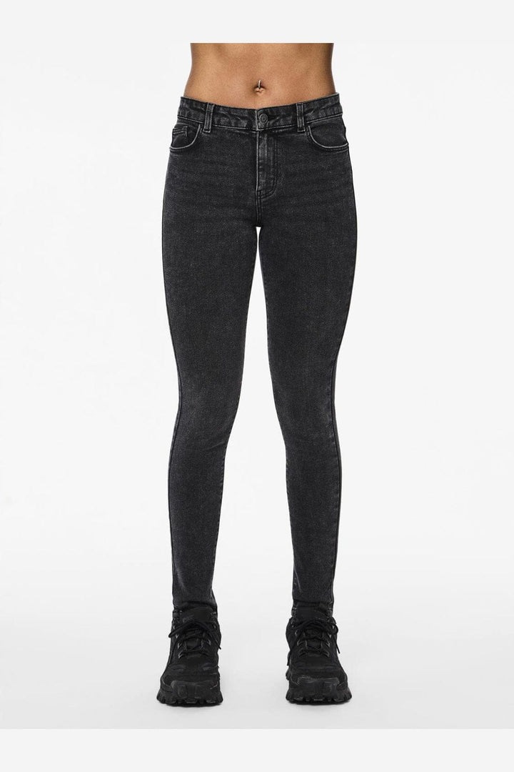 Pieces - Pcdana Skinny Jeans Dg202 - 4591480 Dark Grey Denim