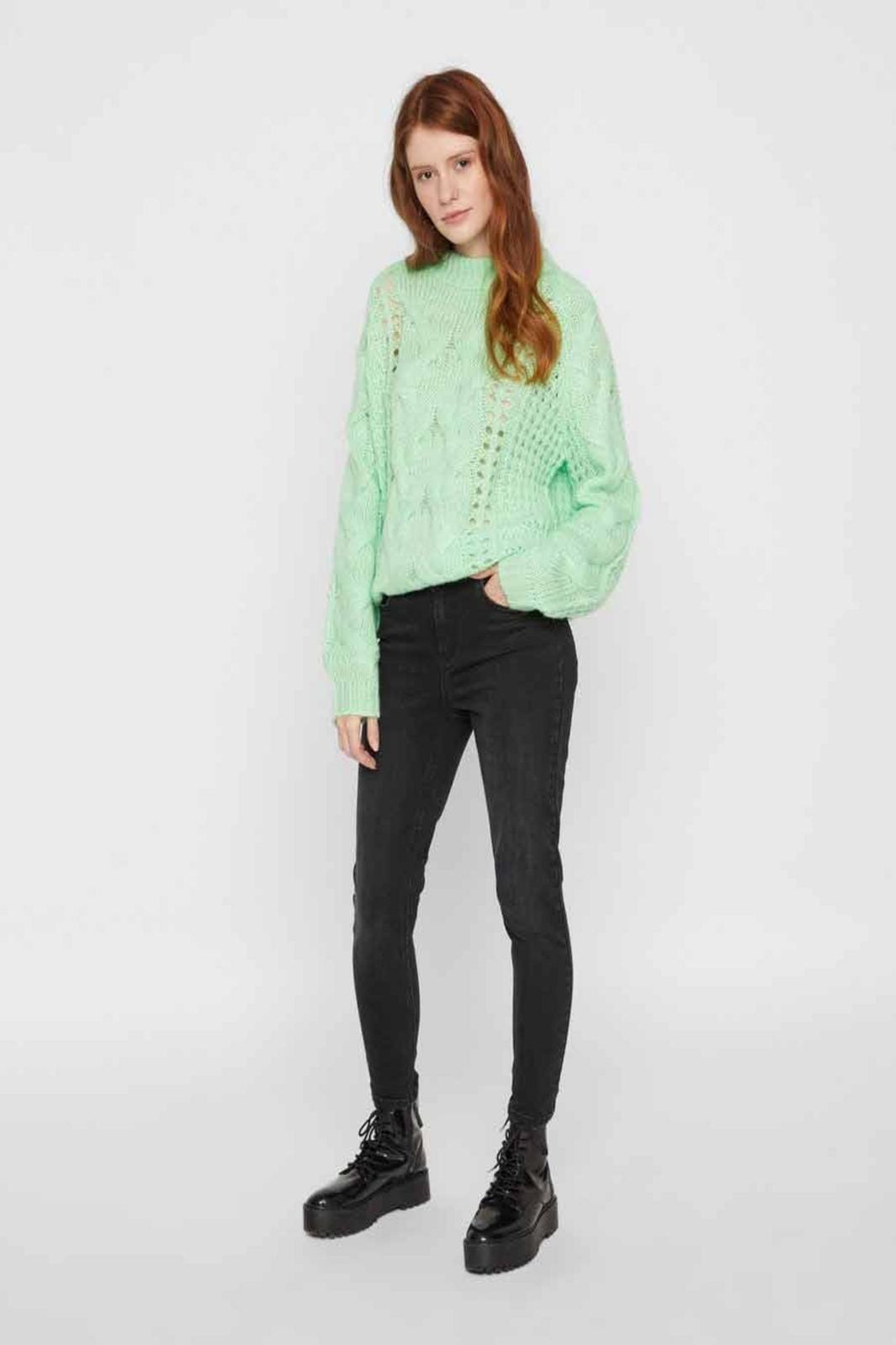 Pieces - PcDelly Skn MW Jeans - Black