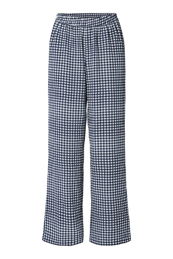 Pieces - Pcdullie Wide Pants Fsy - 4839787 Maritime Blue White