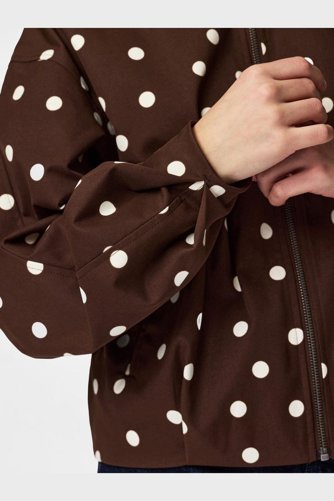 Pieces - Pcelisabeth Bomber Jacket - 5118623 Chicory Coffee Cloud Dancer