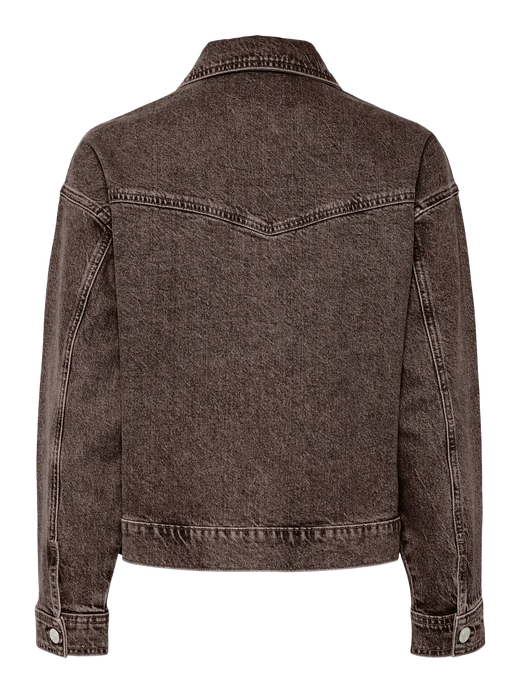 Pieces - Pcelma Denim Jacket - 4957420 Hot Fudge Jakker 