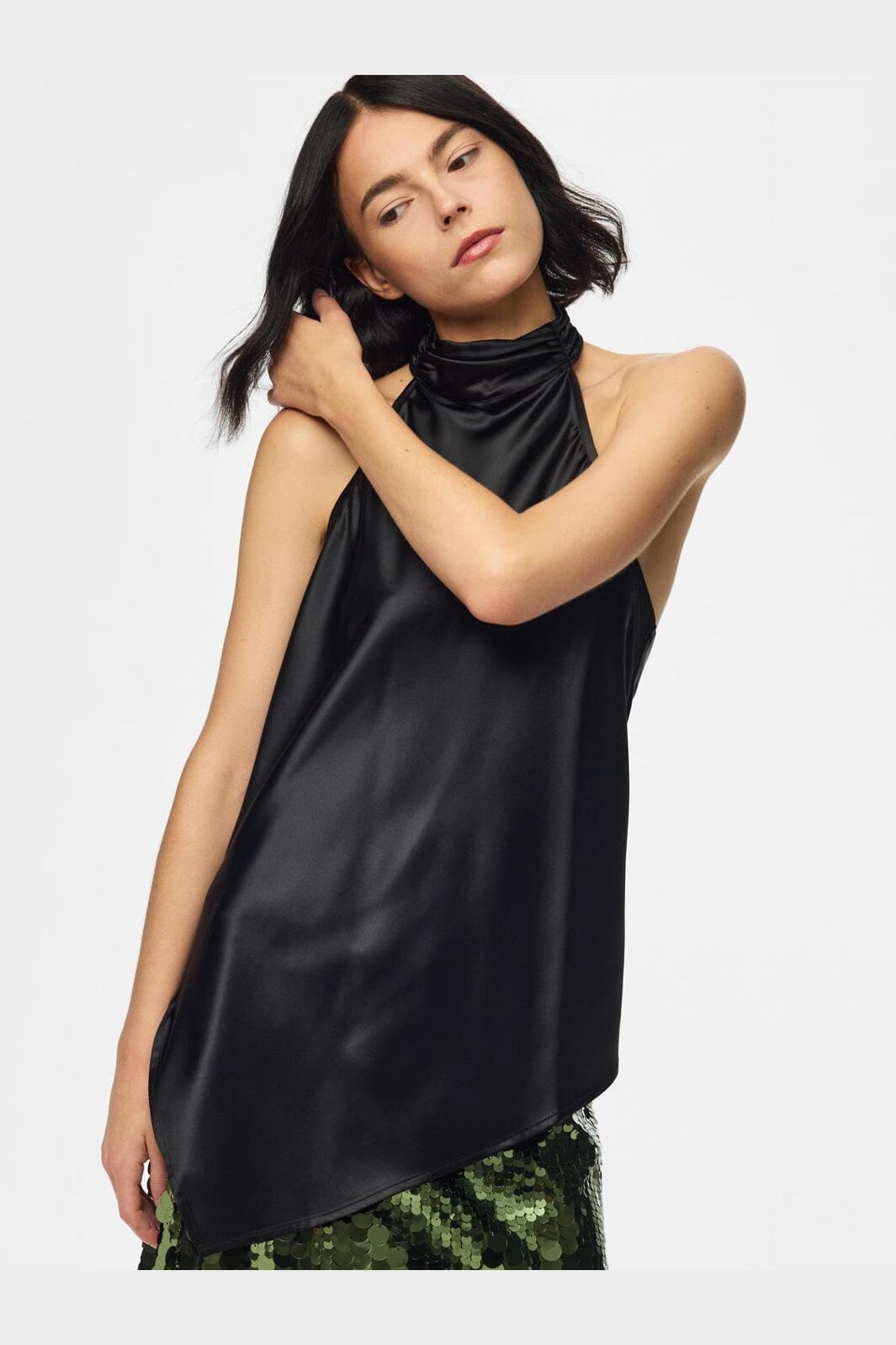 Pieces - Pcevy Halterneck Top - 5150542 Black