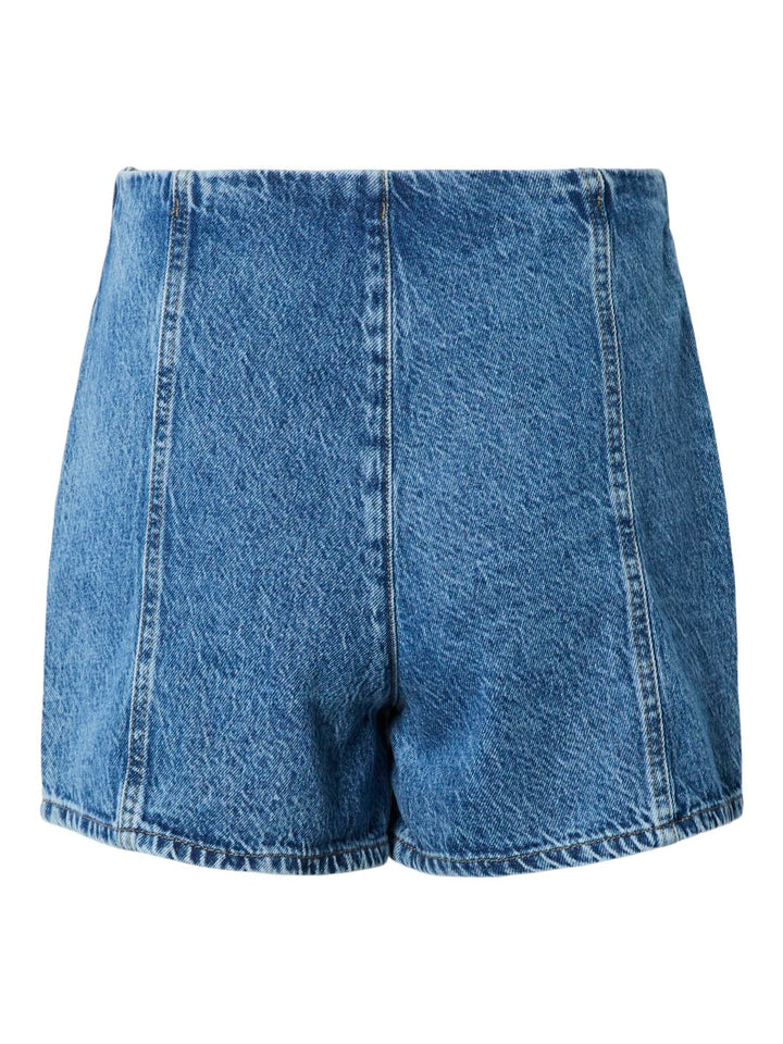 Pieces - Pcfilum Denim Skort - 4812702 Medium Blue Denim