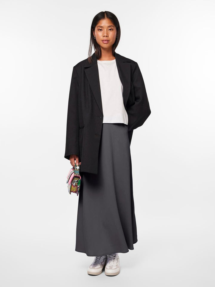 Pieces - Pcfranan Ankle Skirt - 4460385 Magnet