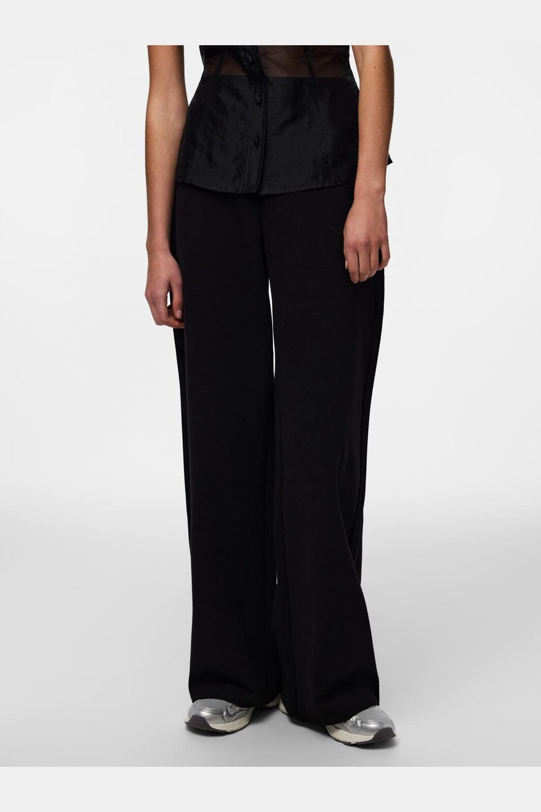 Pieces - Pcgunhild Wide Pants - 4984204 Black