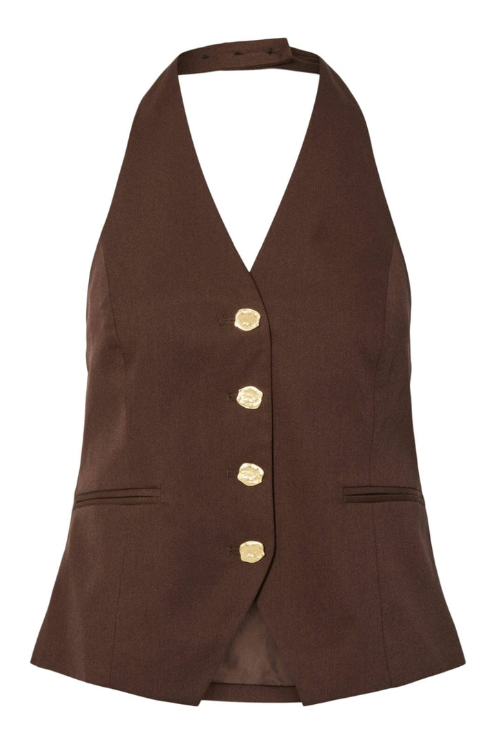 Pieces - Pcjammi Sl Halter-Neck Pp - 4936577 Delicioso Toppe 