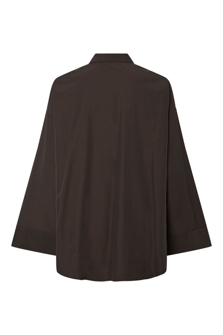 Pieces - Pcjenna Ls Long Shirt - 4945038 Delicioso