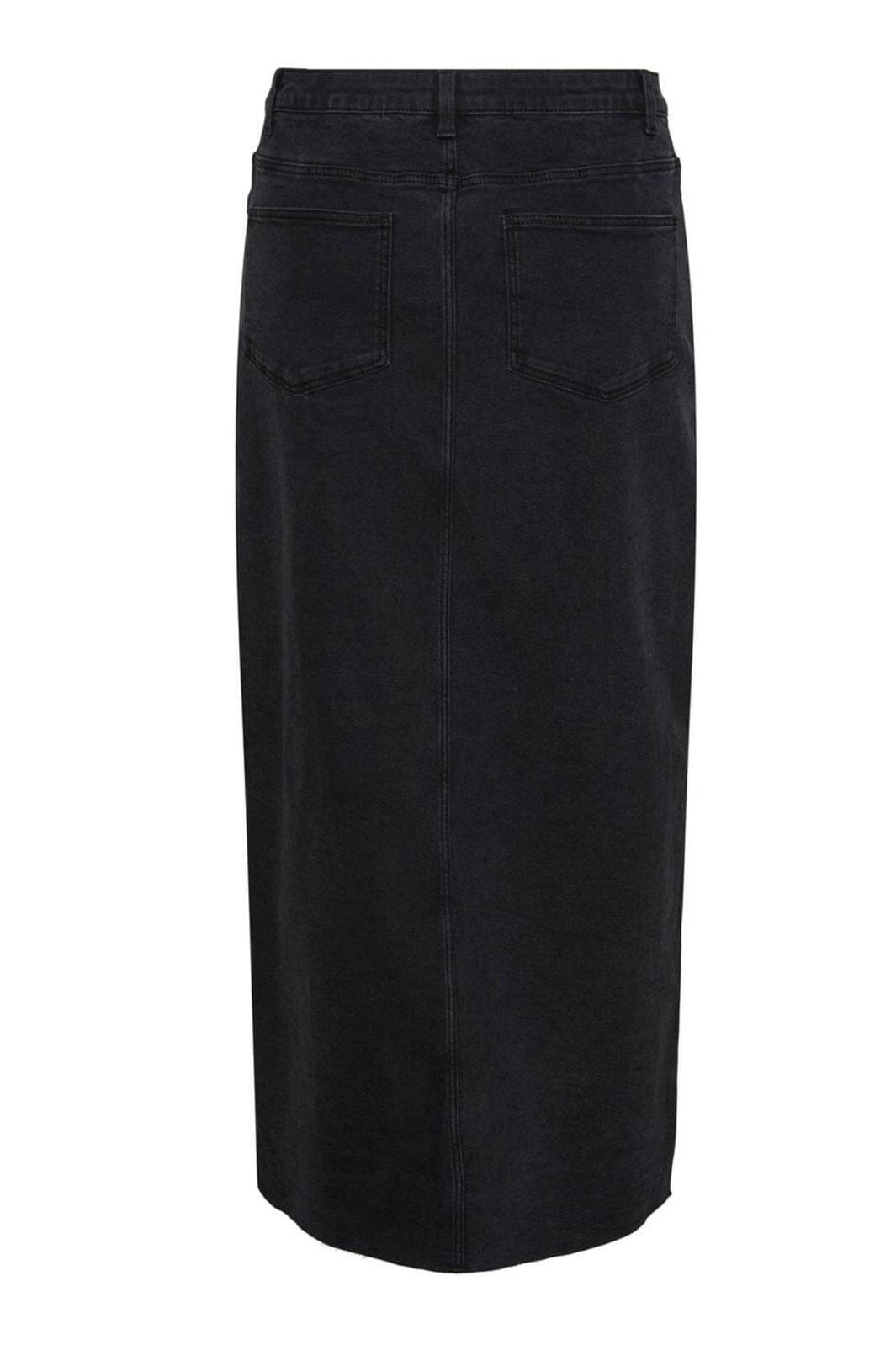 Pieces - Pcjessie Anklenim Skirt - 4511173 Black