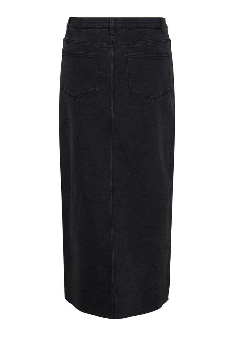 Pieces - Pcjessie Anklenim Skirt - 4511173 Black