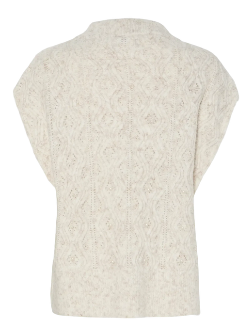 Pieces - Pcjovie Poncho - 4835360 Birch Tørklæder 