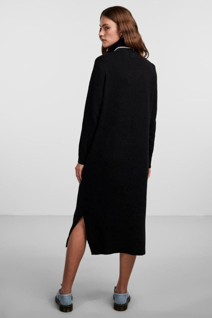 Pieces - Pcjuliana Ls Rollneck Knit Dress - 3933929 Black