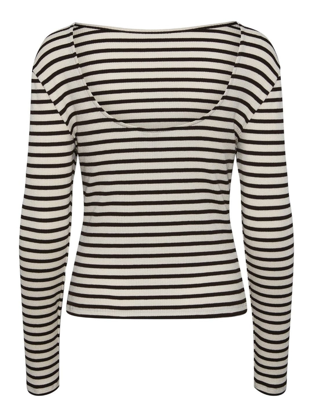 Pieces - Pcjuna Ls Top - 4586450 Cloud Dancer Brown