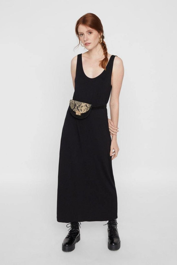 Pieces - PcKalli Maxi Tank Dress - Black