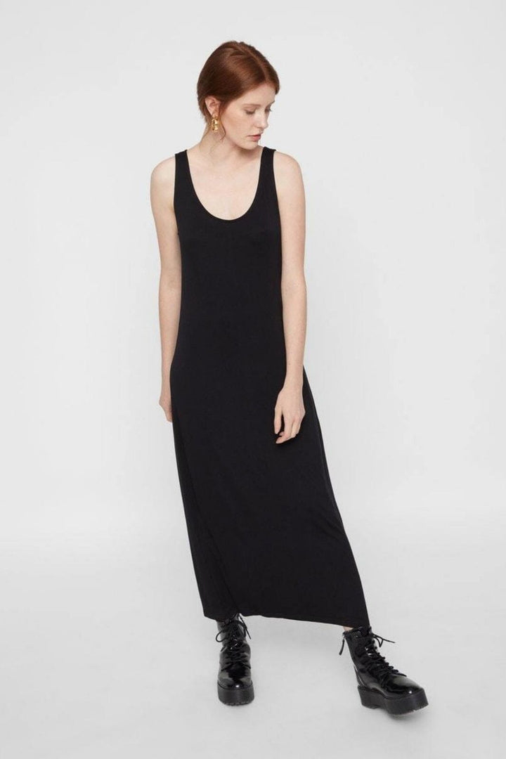 Pieces - PcKalli Maxi Tank Dress - Black