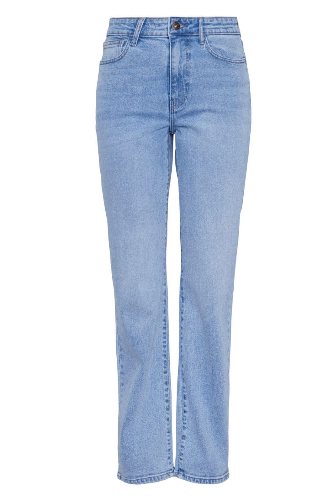 Pieces - Pckelly Straight Jeans Lb302 - 4438668 Light Blue Denim