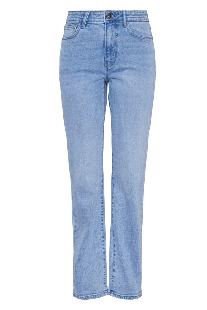 Pieces - Pckelly Straight Jeans Lb302 - 4438668 Light Blue Denim