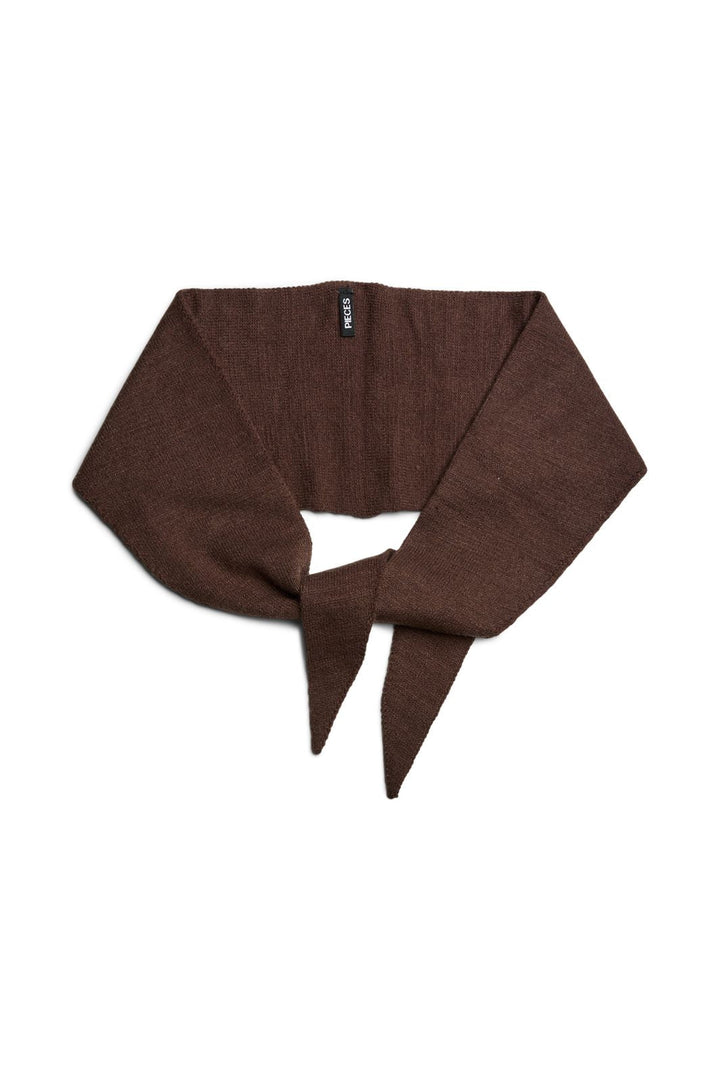 Pieces - Pckomma Triangle Scarf - 4824171 Hot Fudge