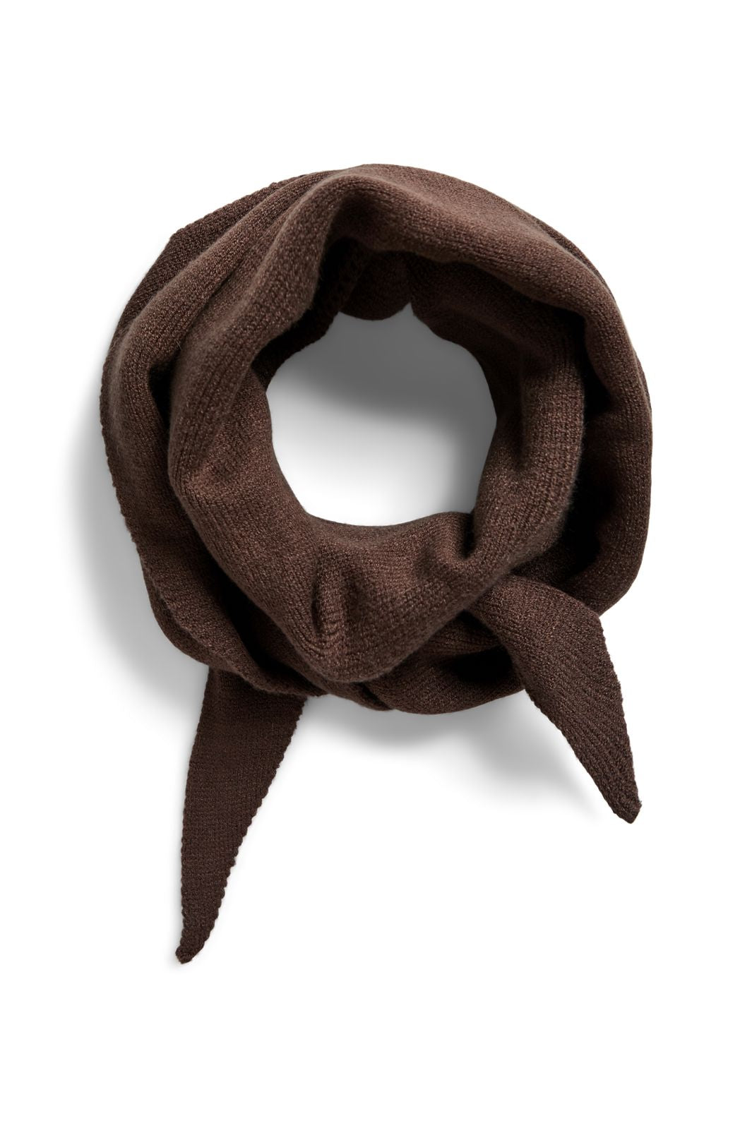 Pieces - Pckomma Triangle Scarf - 4824171 Hot Fudge