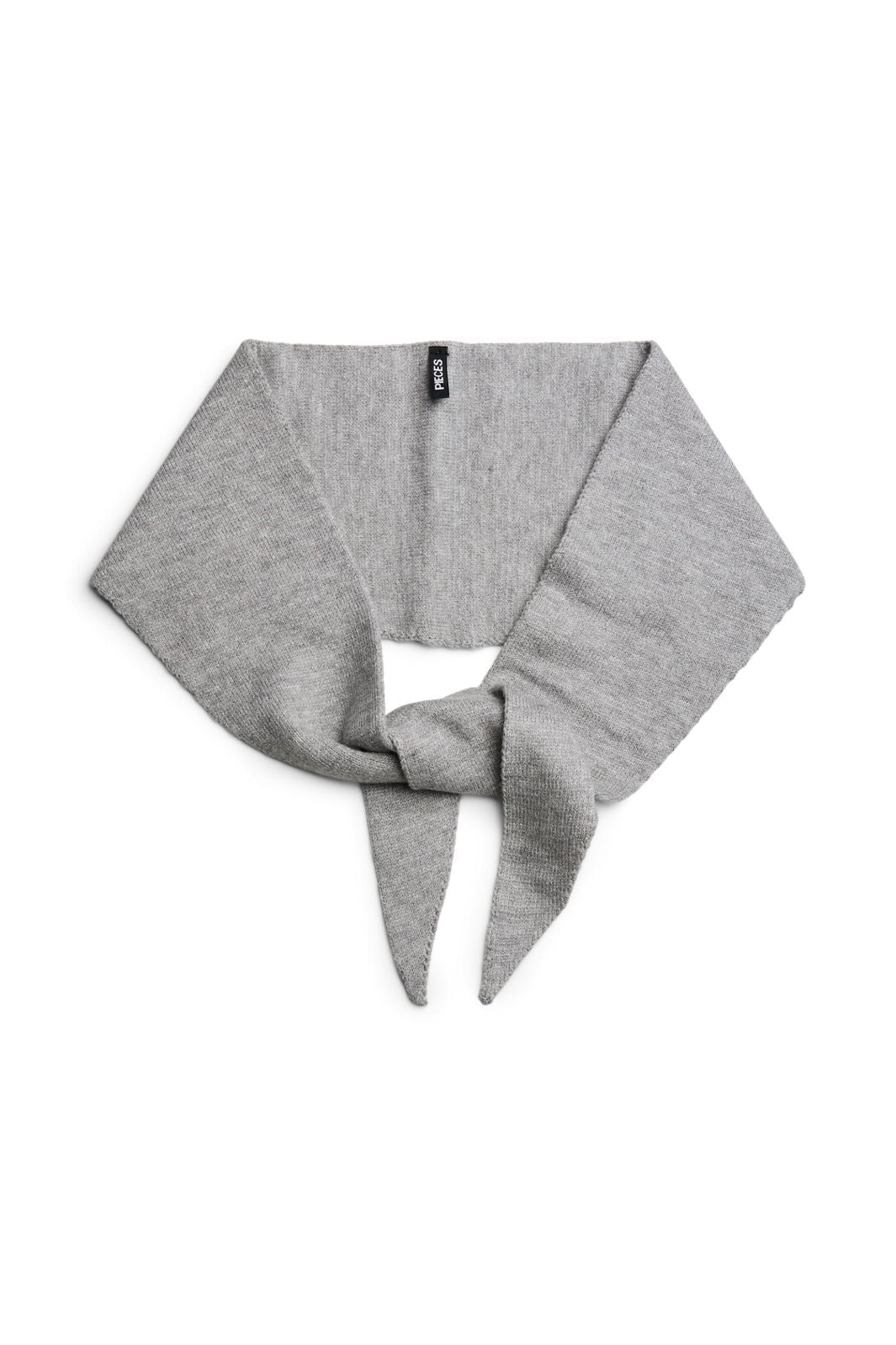 Pieces - Pckomma Triangle Scarf - 4824172 Medium Grey Melange