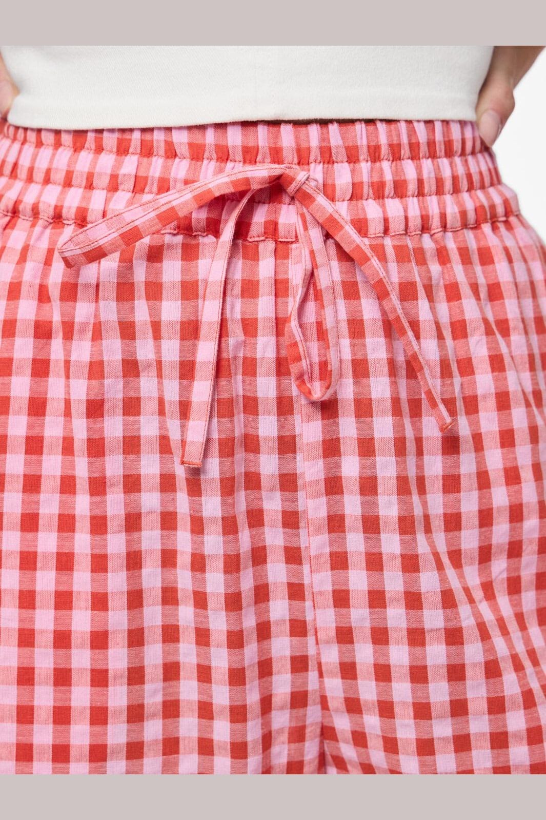 Pieces - Pcliliane Wide Pants - 4953081 Ballerina Red