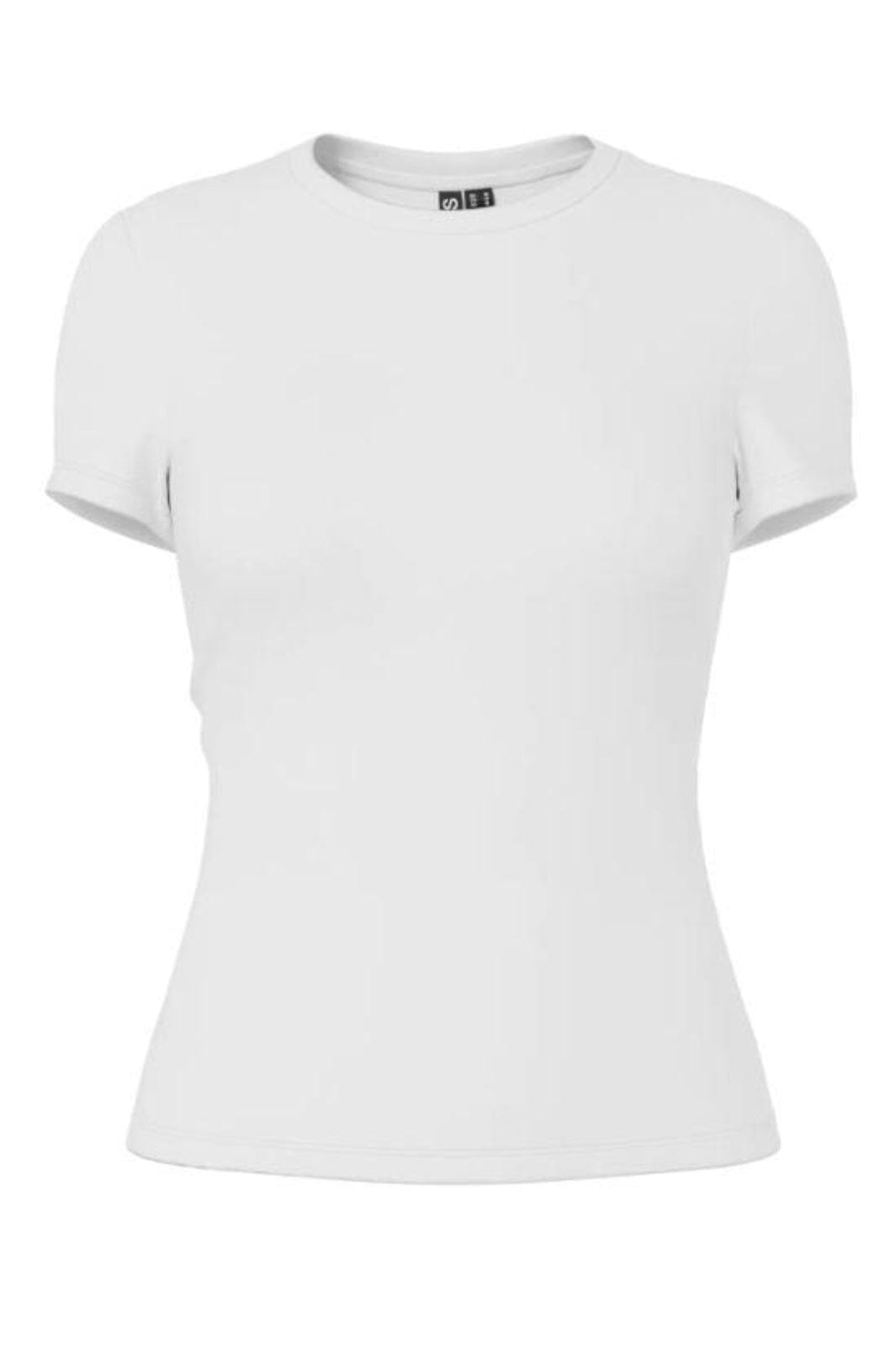 Pieces - Pclula Ss Tee - 4897668 Bright White T-shirts 