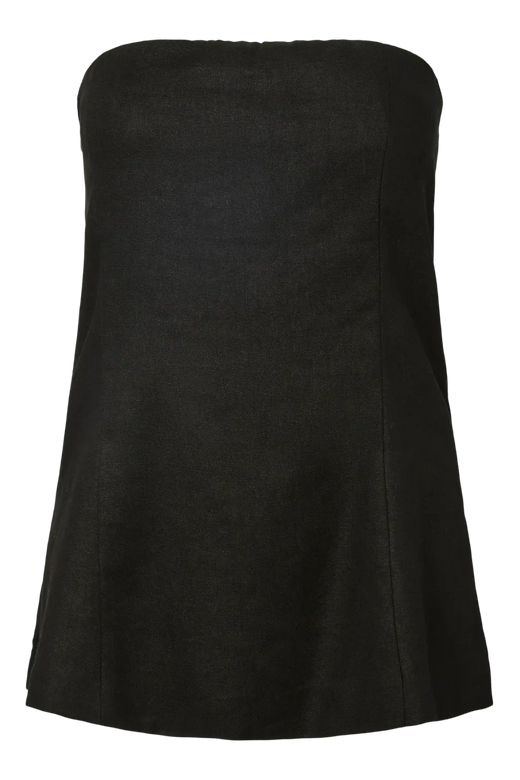 Pieces - Pcmajse Fitted Bandeau Top Pp - 5040799 Black Toppe 