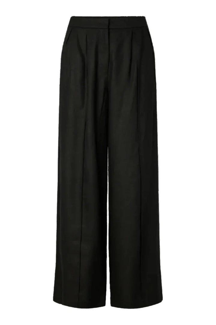 Pieces - Pcmajse Wide Pants Pp - 5040800 Black Bukser 