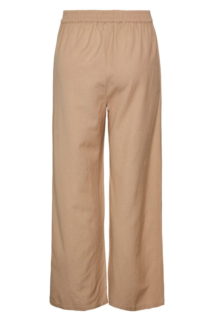 Pieces - Pcmilano Wide Pant Dmo - Nomad