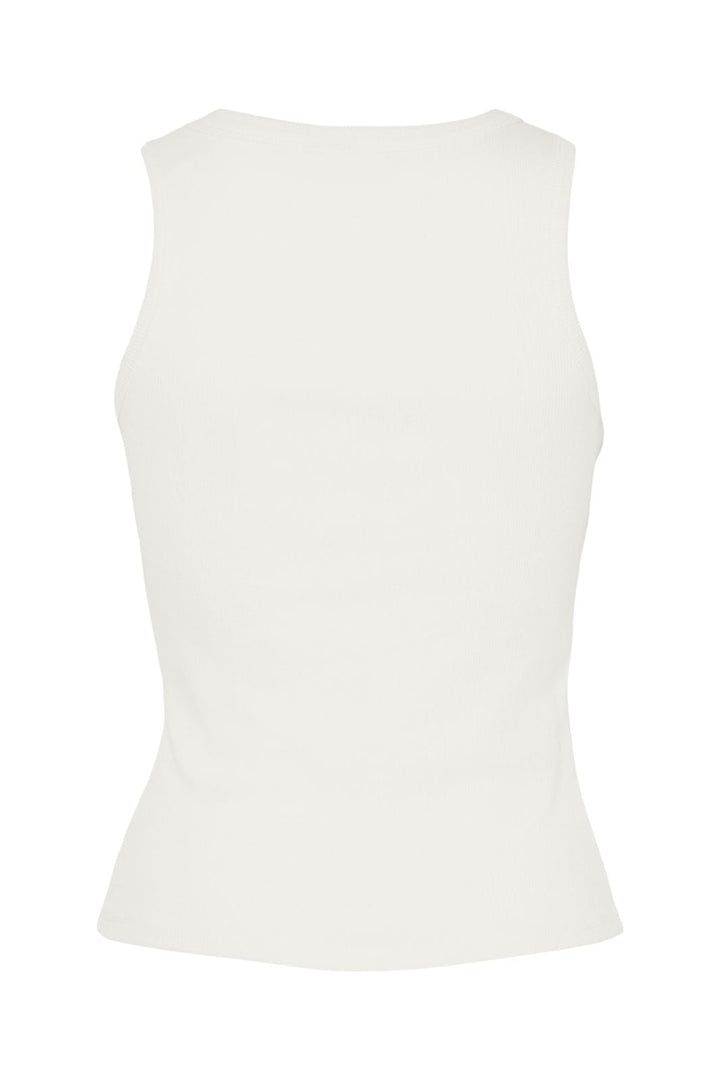 Pieces - Pcmimi Sl Tank Top - 5180096 Cloud Dancer Pp Delicioso
